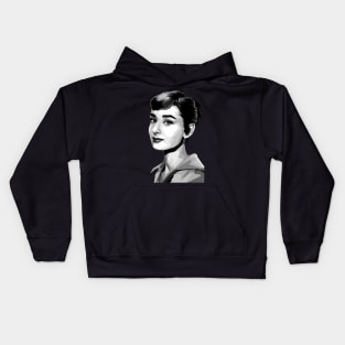 Audrey hepburn Kids Hoodie